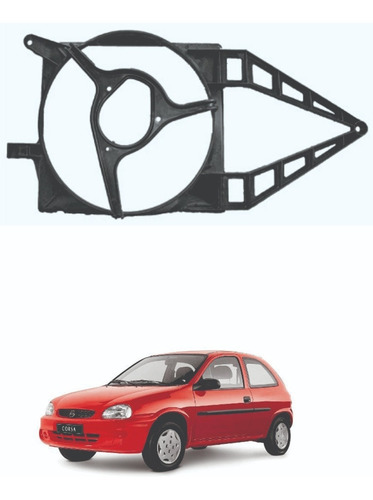 Defletor Do Radiador Corsa/classic S/ar 1998 1999 2000 2001