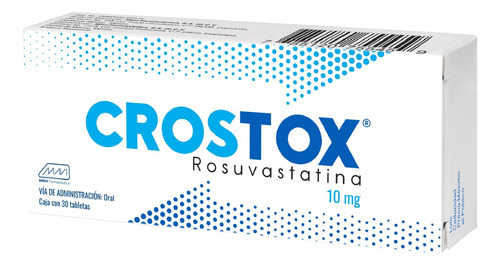 Crostox 10mg Tabletas Con 30 Rosuvastatina