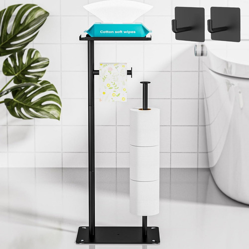 Porta Papel De Baño Base Segura - Para 4 Rollos Práctico