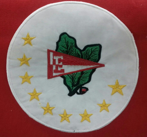 Parche Bordado Escudo De Estudiantes De La Plata 18 Cm