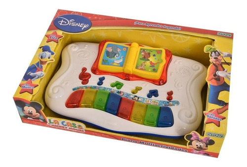 Piano Musical Mickey Luz Sonido Ditoys Original Oferta