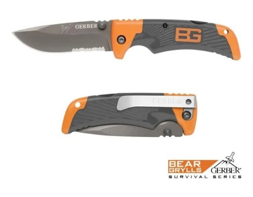 Navaja Gerber Bear Grylls  Scout 114 Drop Point Clip