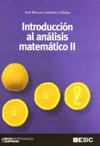Comprar Libro Introduccion Analisis Matematico Ii De Casteleiro Vill