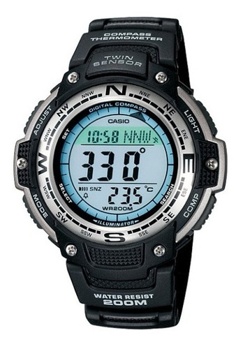 Relogio Casio Sgw-100-1v Bussola Termometro