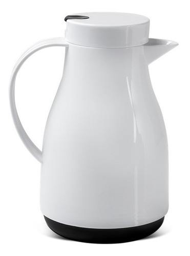 Bule Térmico Com Gatilho 500ml Branco/vermelho 57711 Brinox