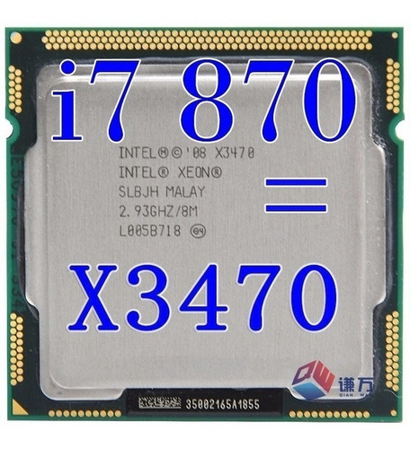 Processador Xeon X3470 2.93ghz Lga 1156 8mb + Pasta Térmica