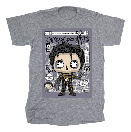 Playera Niño(a) Edward Scissorhands M Tijera Cultura Pop