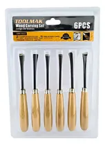 Comprar Juego De Cinceles Para Tallar Madera Gubia 6 Piezas Toolmak