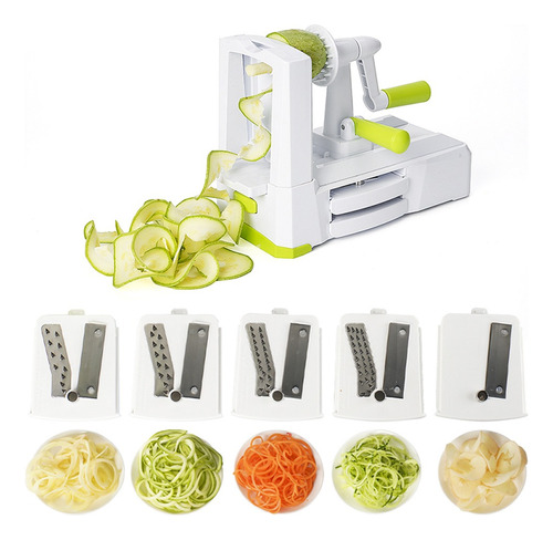 Espiralizador Cortador Vegetales Espiral  Cortante Ac/inox 