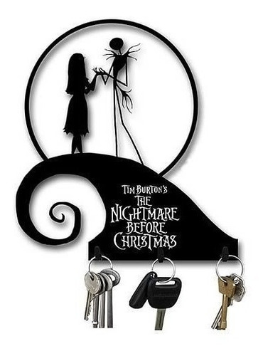 Porta Llaves Metal Neca Nightmare Before Jack Sally Colina