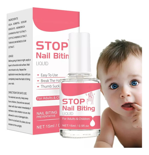 Esmalte Uñas Amargo - Esmalte Uñas Sin Mordeduras15mlx1