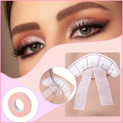 Kit De Práctica Para Extensiones De Pestañas - Maniquí, Pestañas Postizas, Pegamento Y Herramientas - Ideal Para Principiantes/pestañas Postizas Prácticas/pegamento De Pestañas Para Prácticas
