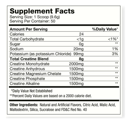 Creatina Total Oxy 3 480gr 50 Sv Fruit Punch - Hexacore