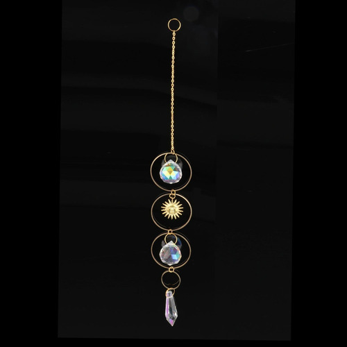 Yz Atrapasol Colgante Con Cadena De Cuentas De Cristal