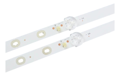 2 Tiras Con 6 Leds ( 3v. ) 576mm Atvio Moddelo : Atv 32sm