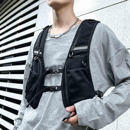 Mochila Para Correr Para Hombre Y Mujer, Con Tiras Y