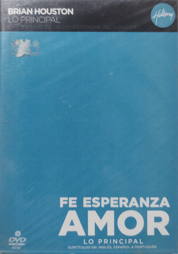 Dvd Hillsong Brian Houston Fé Esperança Amor Lacrado