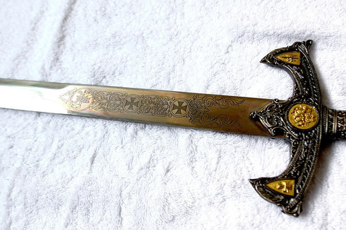 Imagen 3 de 6 de Espada Templarios Antigua Colección C