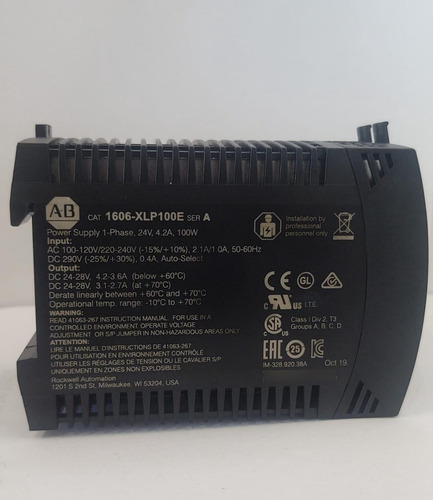 Power Supply Allen Bradley 1606-xlp100e