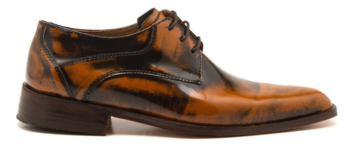 Zapatos De Hombre De Cuero Gum Color Suela - Modelo Londres