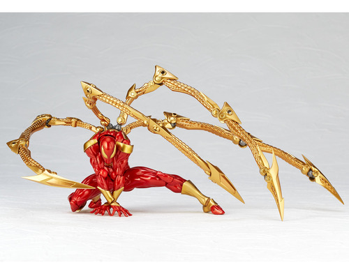 Boneco Homem Aranha Spider Man Iron Ferro Revoltech Yamaguch