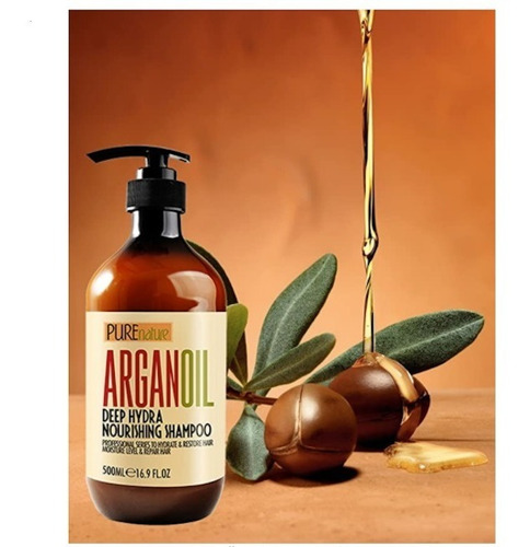 Shampoo Moroccan Aceite De Argan (libre De Sulfatos)