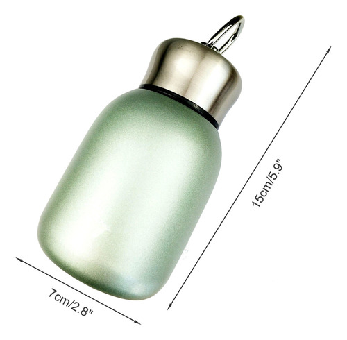 .mini Botella De Agua Térmica De Acero Inoxidable De 300 Ml.