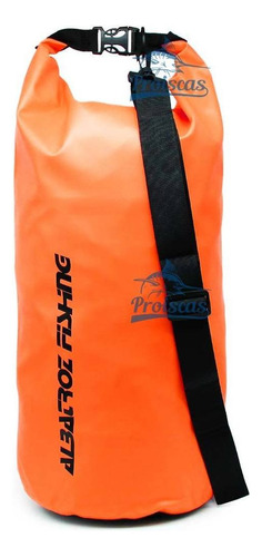 Saco Estanque Ecobag Albatroz Prova D'agua 20 L Pvc Laranja