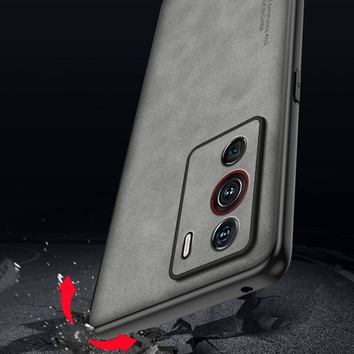 Funda Para Zte Nubia Z40 Pro 5g Piel De Oveja+mica