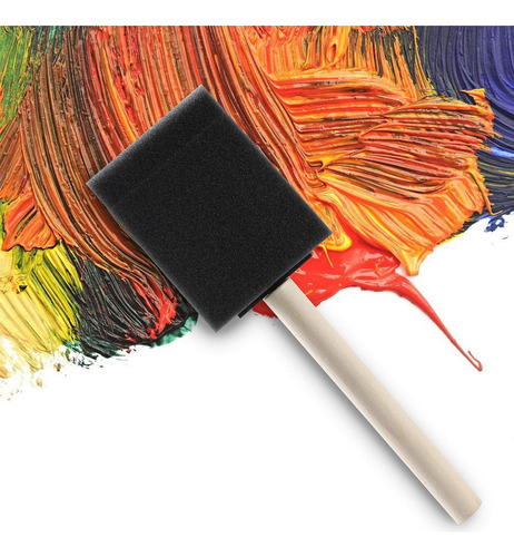 10x Cepillos De Esponja De Dibujo De Juguete 3 Pulgadas
