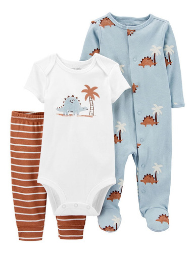 Carters Set 3 Piezas Osito-pijama Body Pantalon 1n689510