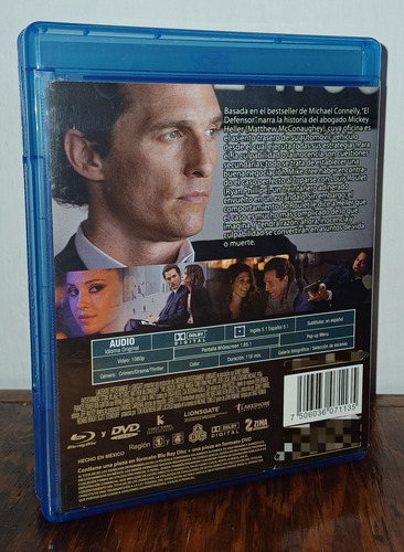 El Defensor The Lincoln Lawyer Blu-ray/dvd Película