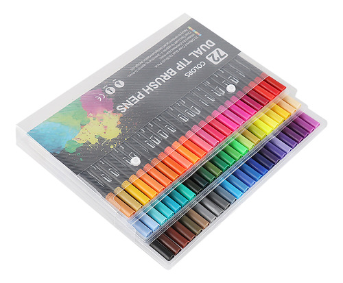 Markers Tipped 72 Art Double Sketching Set, Rotuladores Fino