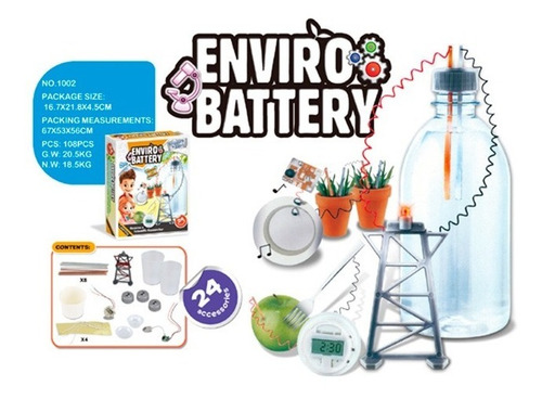 Imagen 1 de 1 de Kit De Experimentos Ambiental Enviro 1716392 E.normal
