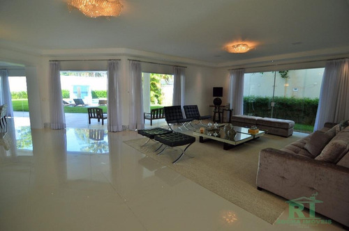Imagem 4 de 25 de Casa Na Praia, Condomínio Fechado, Alto Padrão, 7 Suítes, Piscina, Churrasqueira, 6 Vagas, Acapulco, Guarujá. - Ca0110