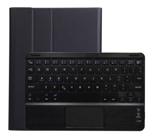 Case Funda Con Teclado Bluetooth Touchpad Para Ipads