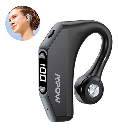 Operação Do Botão Do Fone De Ouvido Intra-auricular Bluetoot