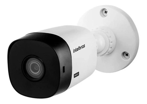 Câmera de segurança Intelbras VHC 1120 B 1000 com resolução de 1MP visão nocturna incluída branca