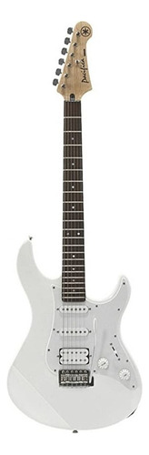 Guitarra eléctrica Yamaha PAC012/100 Series 012 stratocaster de caoba 2023 white brillante con diapasón de palo de rosa