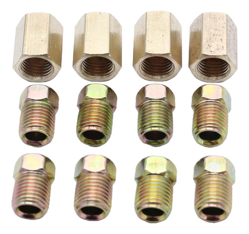 2 X 12 Piezas 3/8 Pulgadas-24 Roscas Accesorios De Línea De
