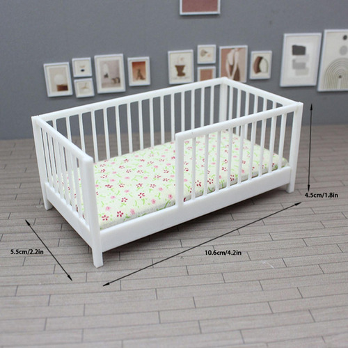 0 Toy De Cuna 1:12 Dollhouse En Miniatura Play Play Toy
