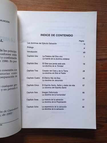 La Historia De La Salvación Manual Salvacionista De Doctrina (Usado)