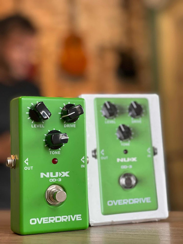 Nux Od-3 Overdrive Efeito Guitarra Eltrica Pedal True Bypass
