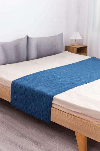 Piecera Para Cama 2 Plaza - King Terciopelo Plush 70x210cm