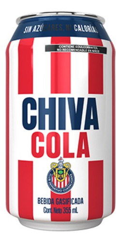 Chiva Cola Sin Azúcar Ni Calorías 24 Latas 355 Ml Omnilife