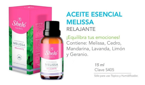 Aceite Esencial Melissa 15ml