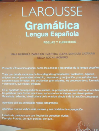 Gramática Lengua Española (Usado)