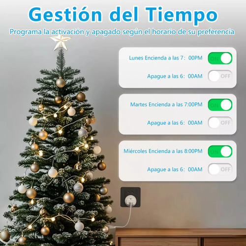 Enchufe Inteligente Wifi Cozylife App Alexa Google Home 4pcs Color Blanco