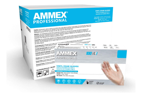 Ammex - Guantes De Nitrilo, Desechables, Sin Polvo, S