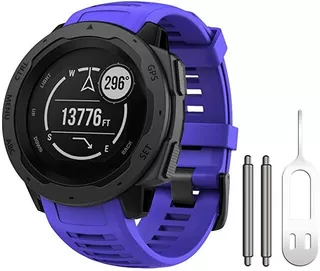 Malla De Silicona Garmin Instinct 2/ Solar/ Tactical Violet